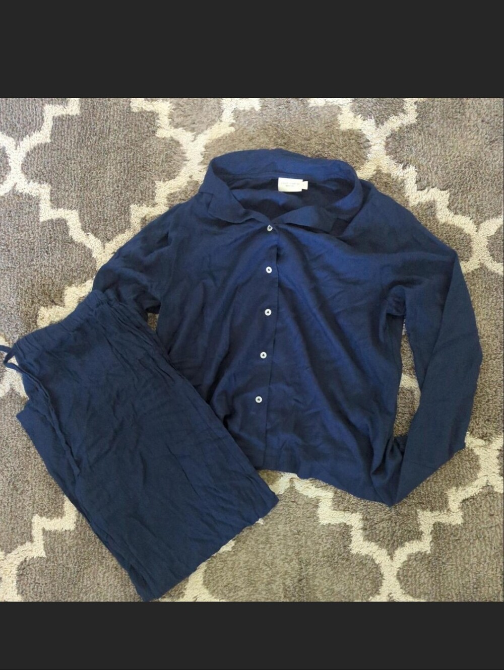 Cozy Earth Navy Blue Pajama Set